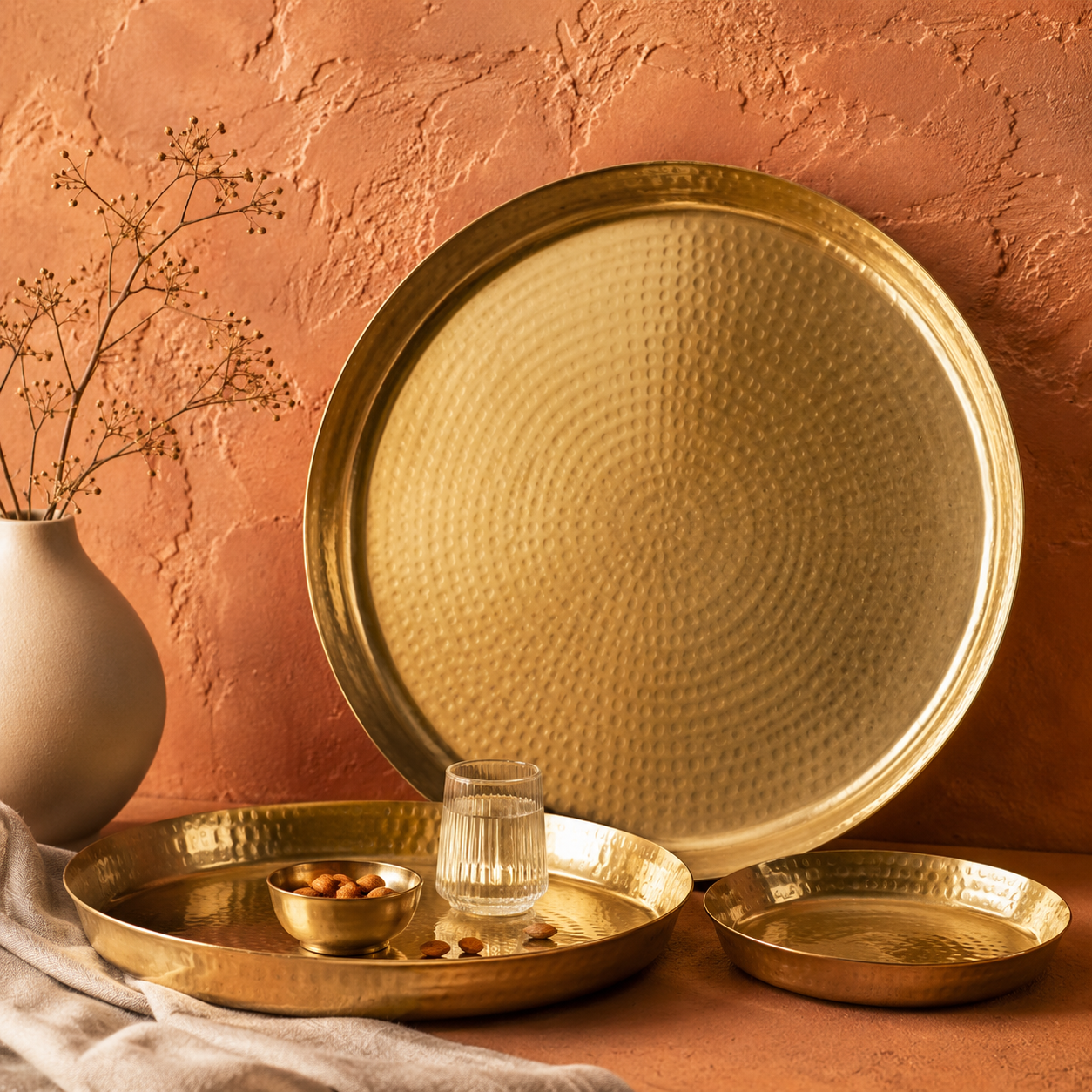 Brass serveware export product
