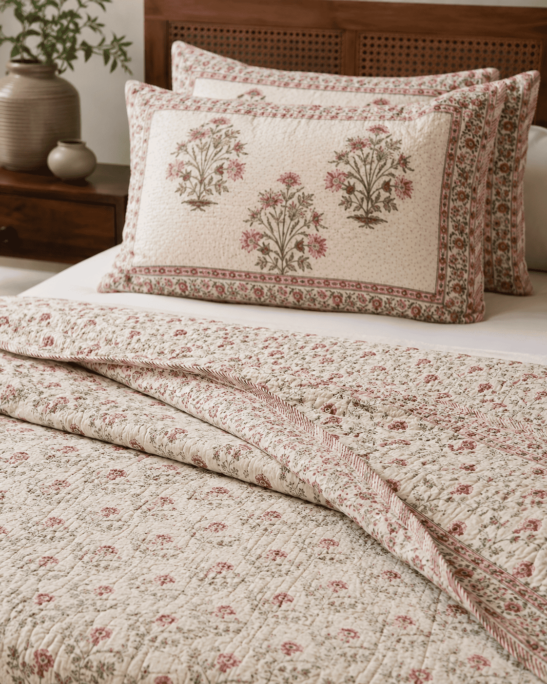 Bedding and cushion styling