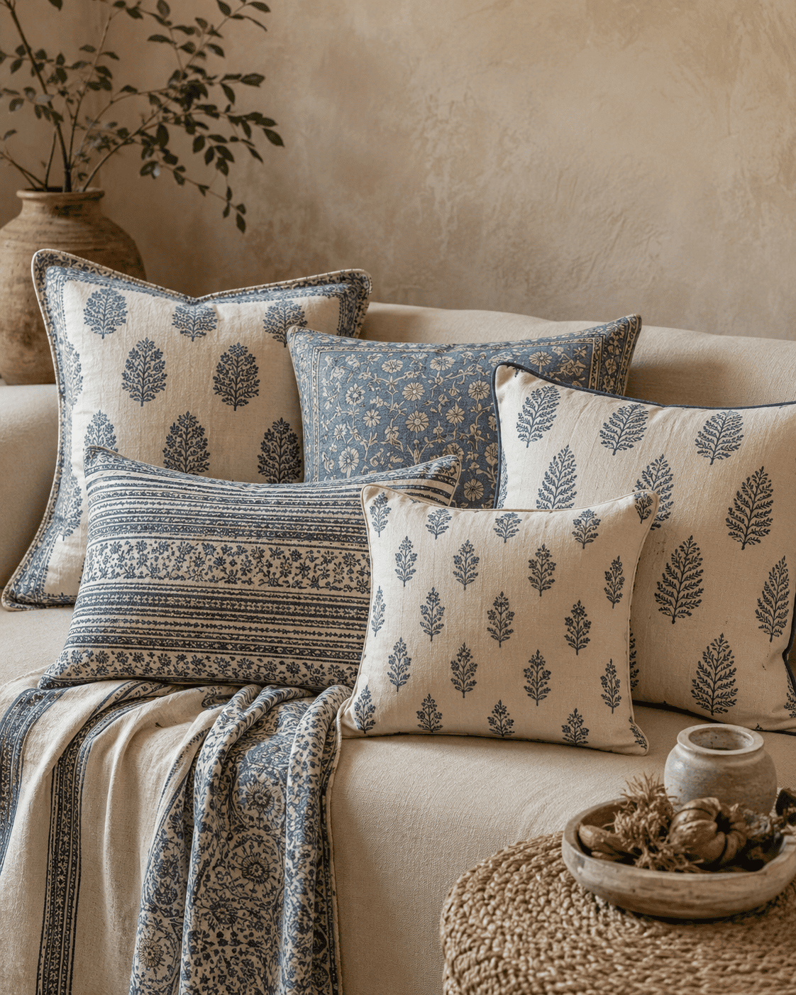 Premium cushion covers and soft furnishing