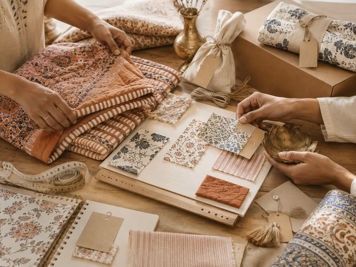 Quilt design ideation and print development