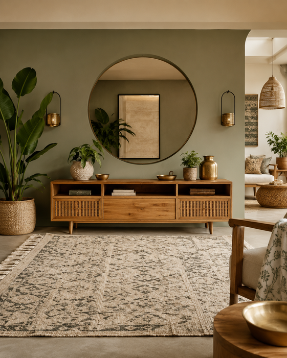 Cotton durries and handwoven rugs from India